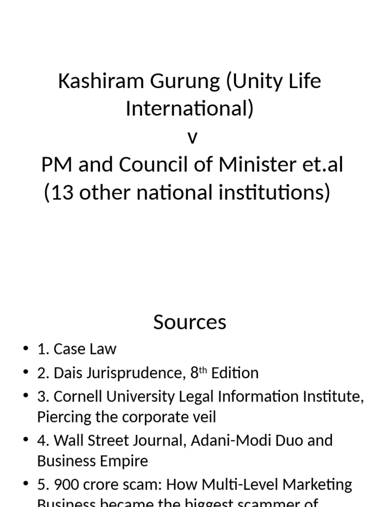 Unity Life International Case | PDF