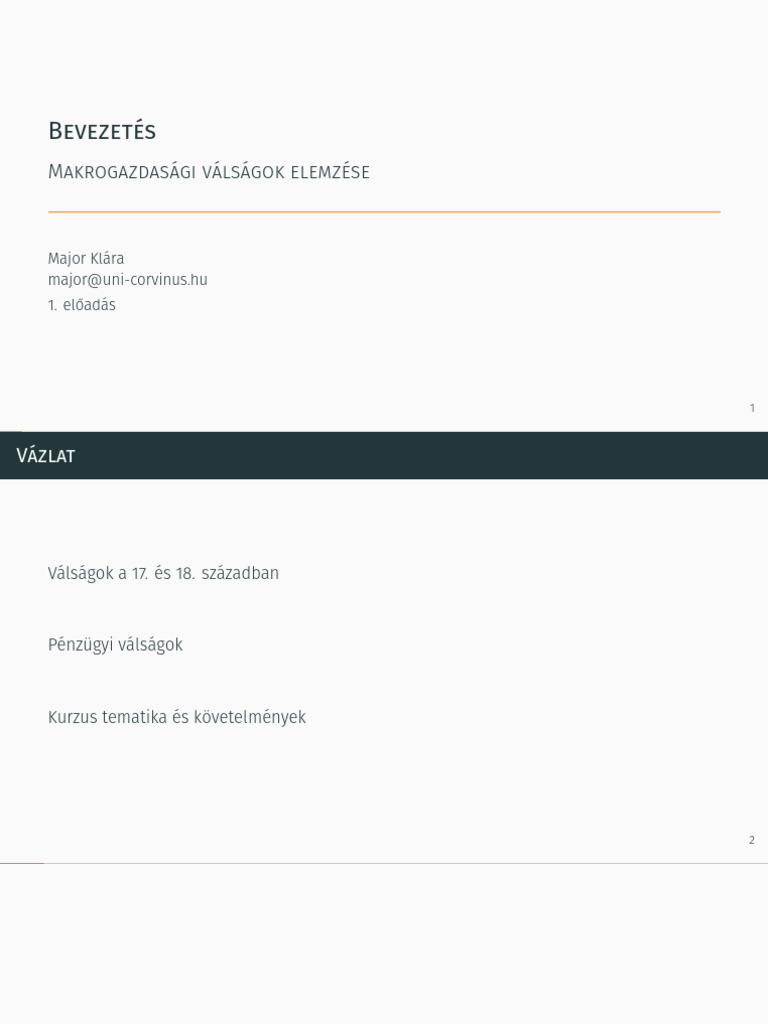 Ea 01 Válságok 2024-Bevezetés | PDF