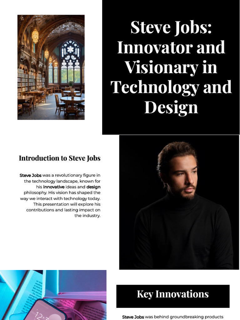 Steve Jobs: Innovator in Tech Design | PDF