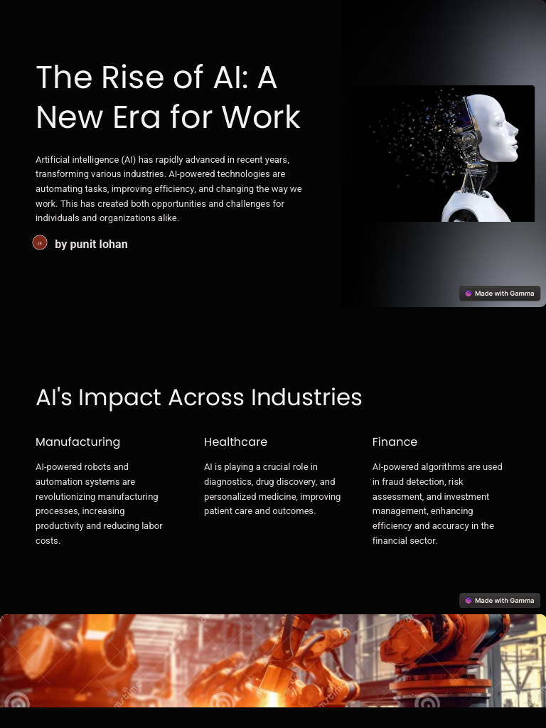 AI's Transformative Impact on Work | PDF | Artificial Intelligence ...
