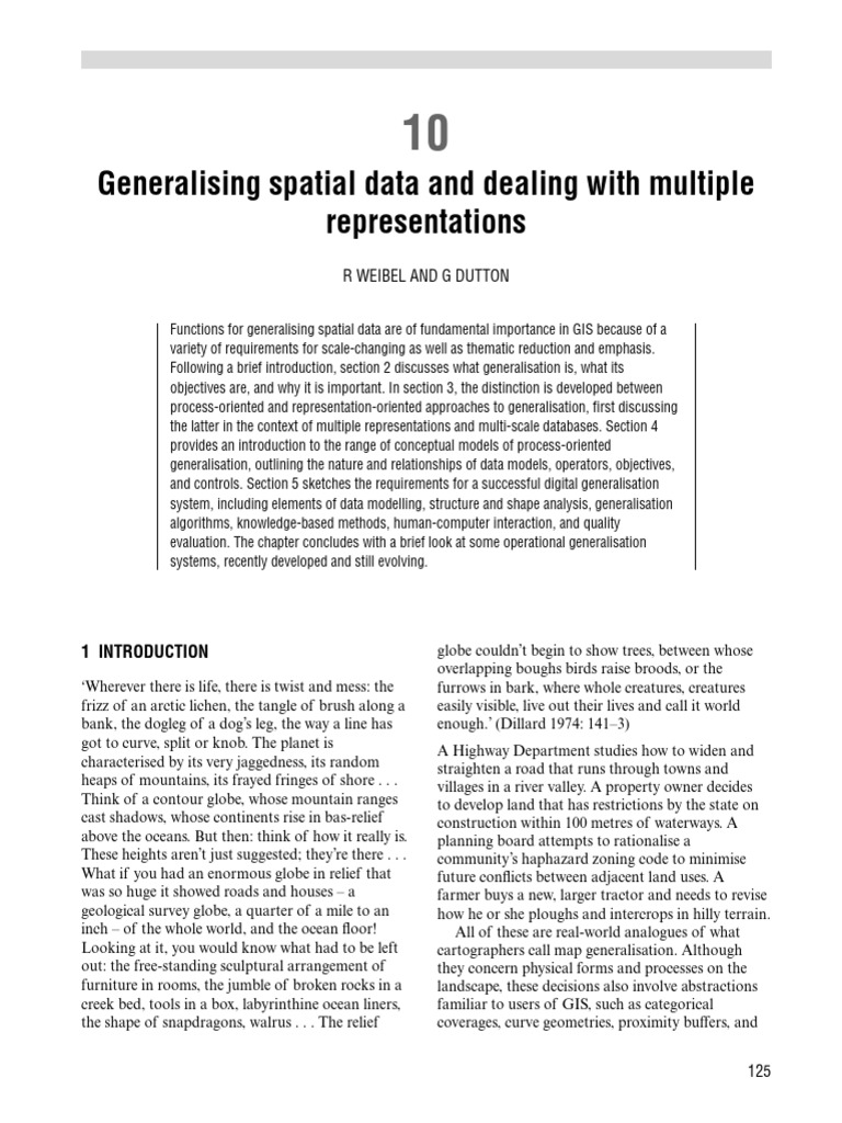 CH 10 | PDF | Geographic Information System | Databases