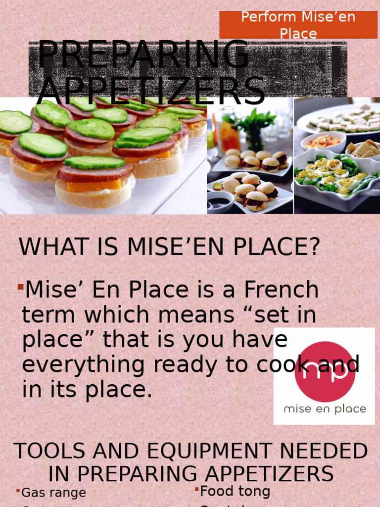 Essential Guide to Preparing Appetizers | PDF | Hors D'oeuvre | Food ...