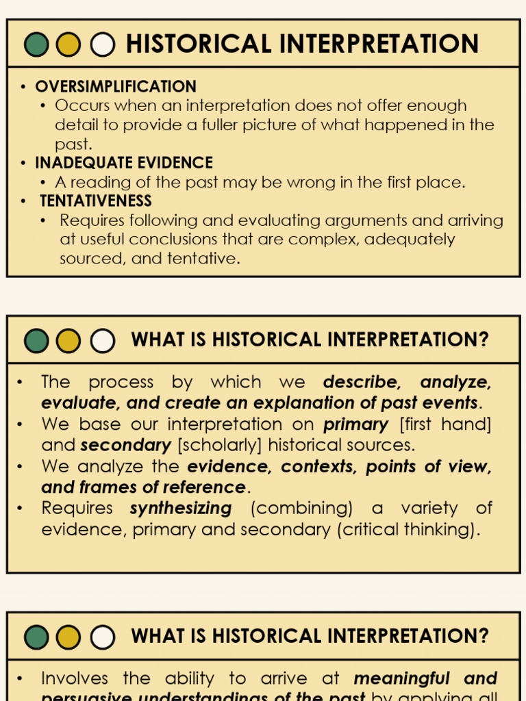 Understanding Historical Interpretation | PDF | Thought | Critical Thinking