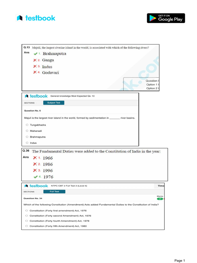 RRB NTPC - Direct Match Questions 66a22d1469f06d33b700f0ab (English) | PDF