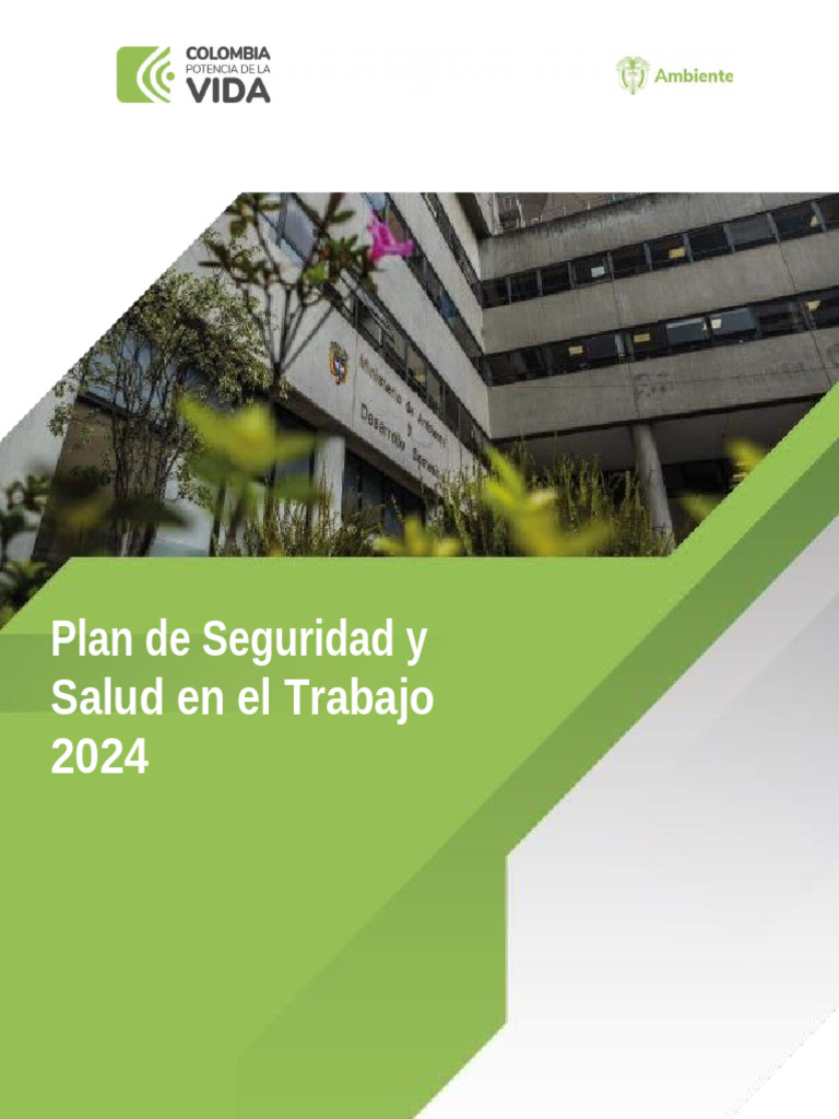 Plan de Seguridad y Salud en El Trabajo 2024 | PDF | Seguridad y salud ...