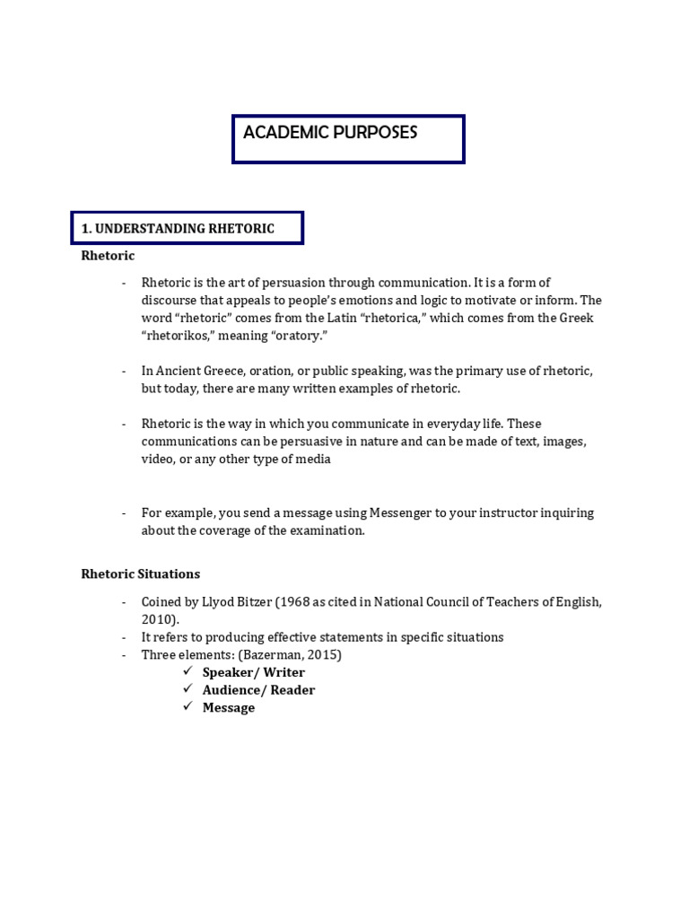 Mastering Rhetoric: Persuasion Techniques | PDF | Rhetoric | Public ...