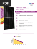 Adani 610W N-Type Bifacial Panel Datasheet | PDF | Electrical ...