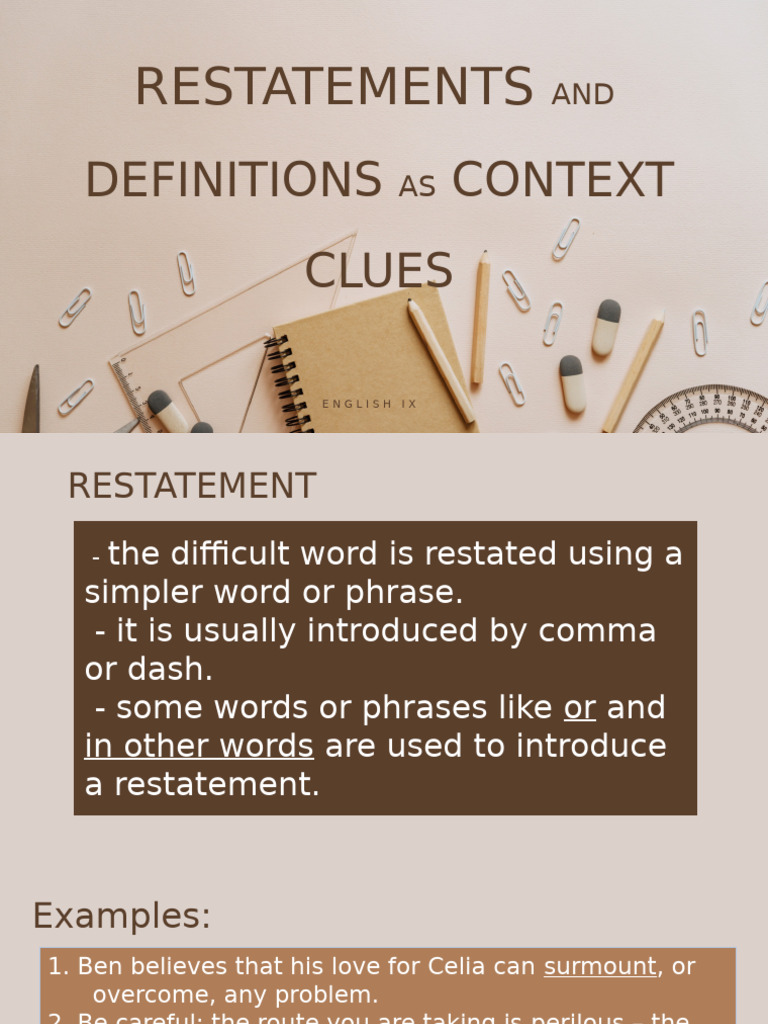Restatements | PDF | Harry Potter