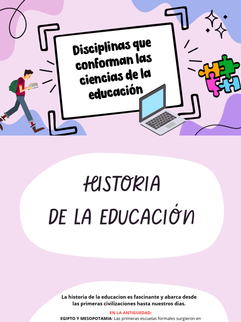Disciplinas Clave en Ciencias de la Educación | PDF | Aprendizaje ...