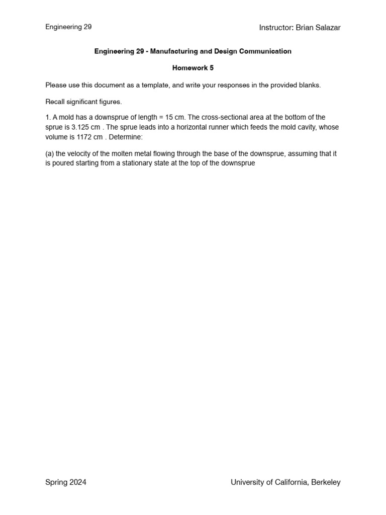 Engineering 29 Homework Template | PDF | Mechanical Engineering ...