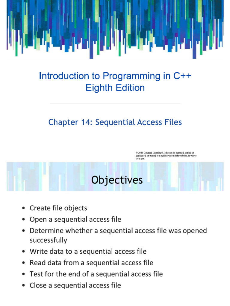 Sequential Access Files | PDF