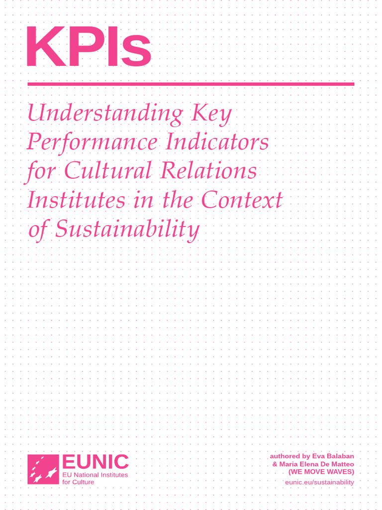 KPIs for Sustainable Cultural Relations | PDF | Performance Indicator ...