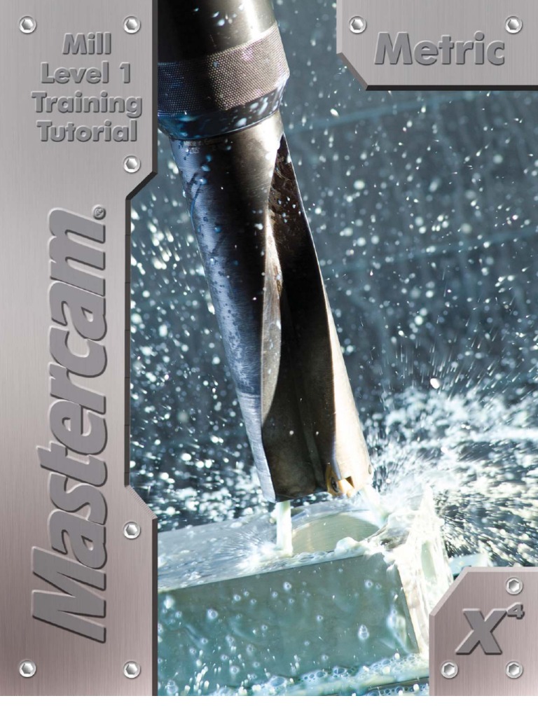 MasterCAM - X4 - Mill Training Tutorial | PDF | Teaching Mathematics ...