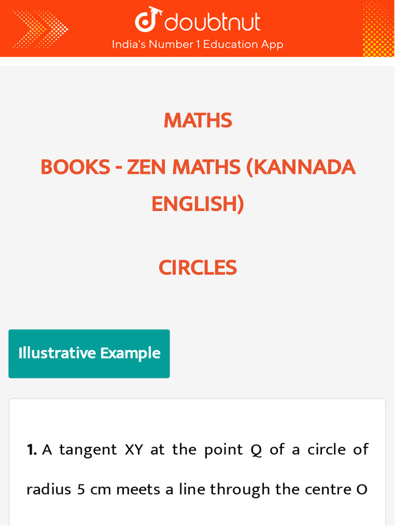 Tangents and Secants of Circles Explained | PDF | Circle | Perpendicular