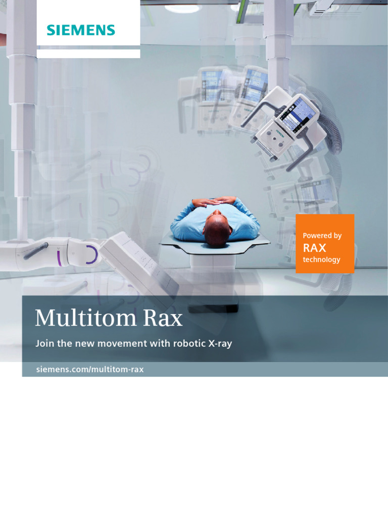 Siemens Multitom Rax: Twin Robotic X-ray | PDF | Medical Imaging | X Ray