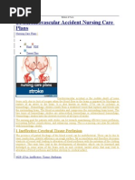 Download 14 Cerebrovascular Accident Nursing Care Plans by Nickesha Mckenzie SN81755742 doc pdf