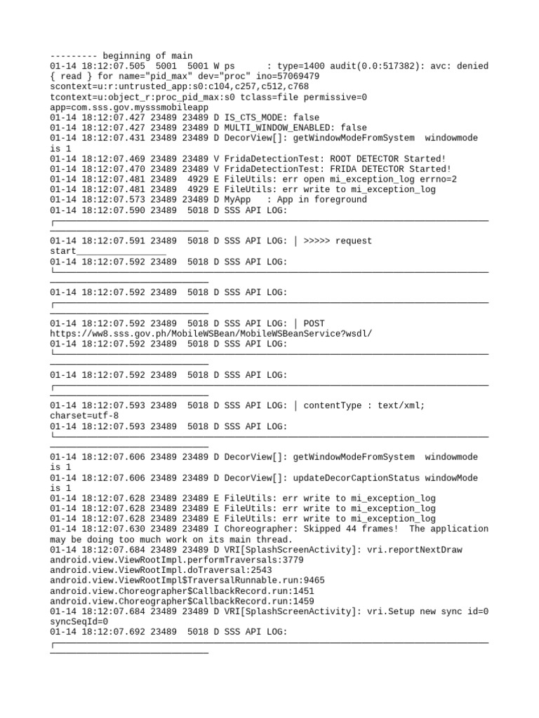 Sss Log 01 14 2025 18 12 07 | PDF | Information Technology | Computing