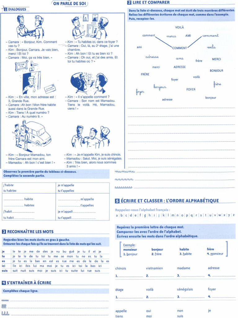 Apprentissage du français oral et écrit 3 | PDF