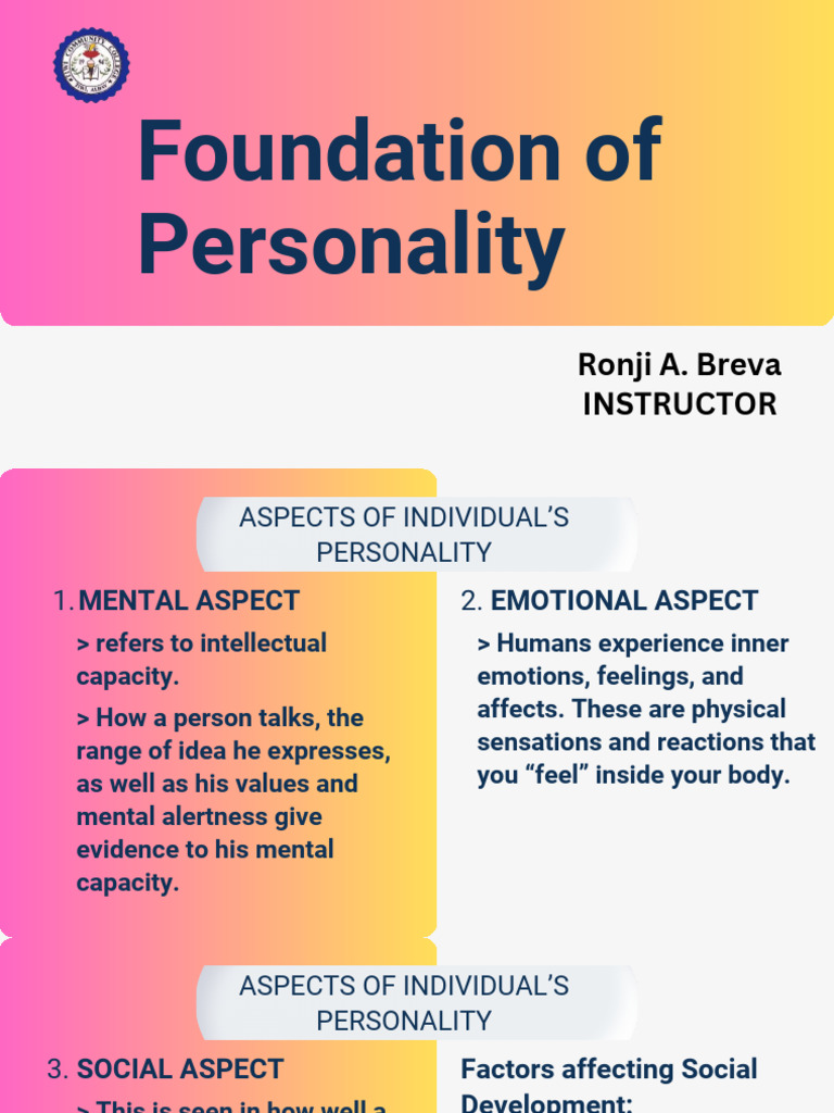 Understanding Personality and Moral Development | PDF | Morality | Emotions