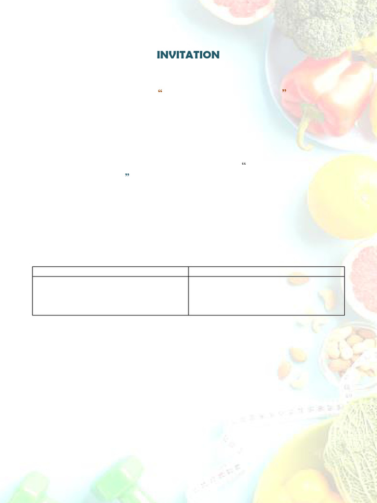 National Dietetics Day Celebration 2025 | PDF