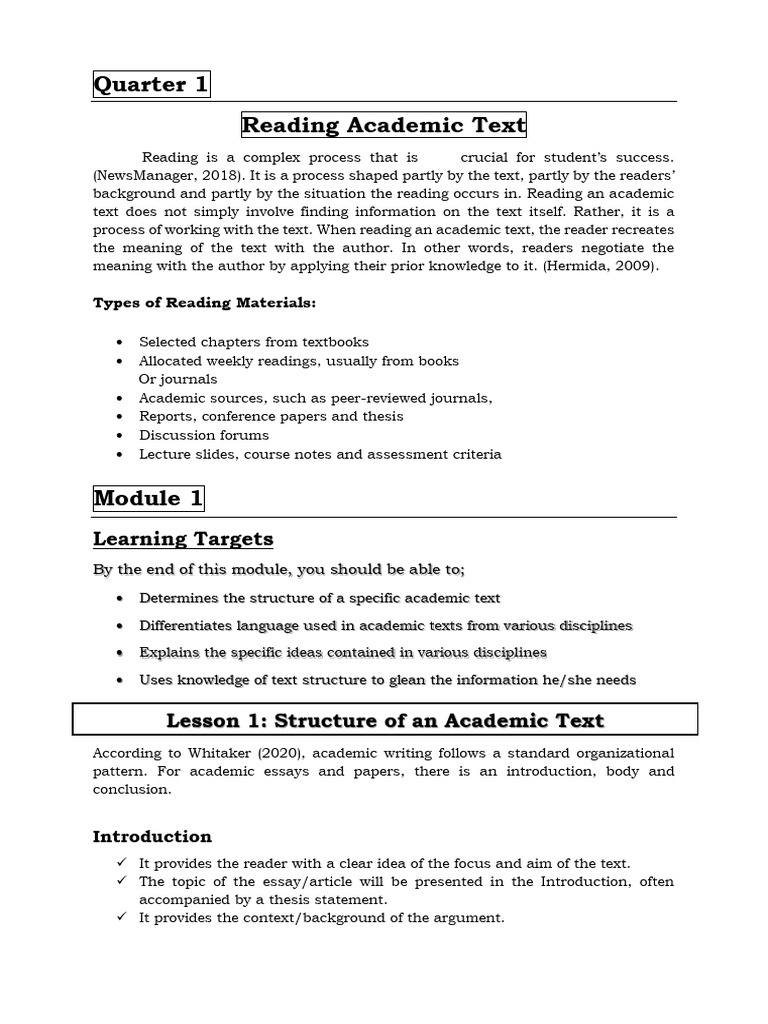 EAPP Q1 Module 1 A.Y. 2021 2022 | PDF | Essays | Social Media