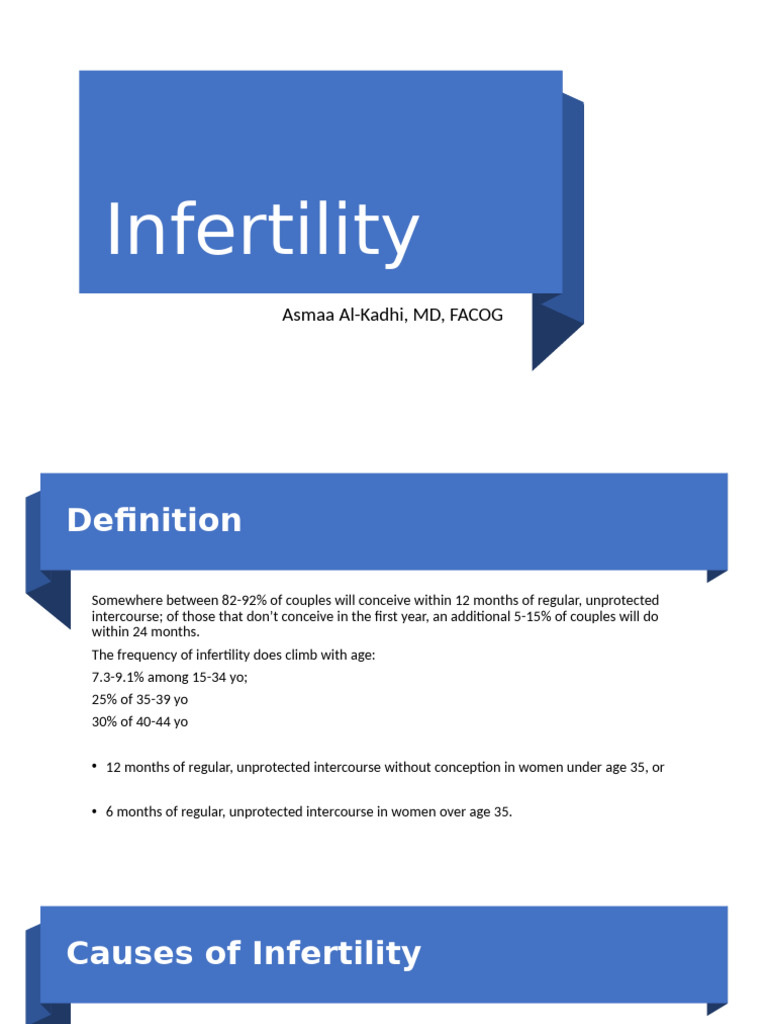 Infertility | PDF | Infertility | Ovary