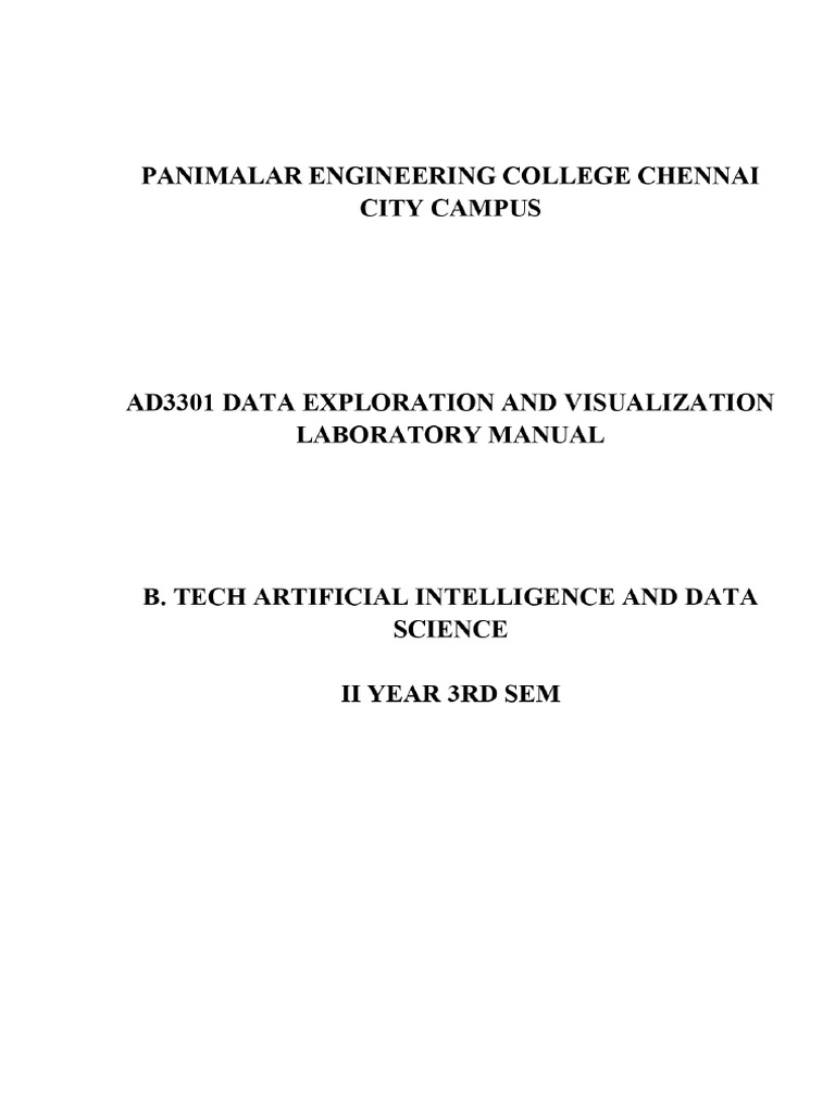 Dex Lab Manual | PDF