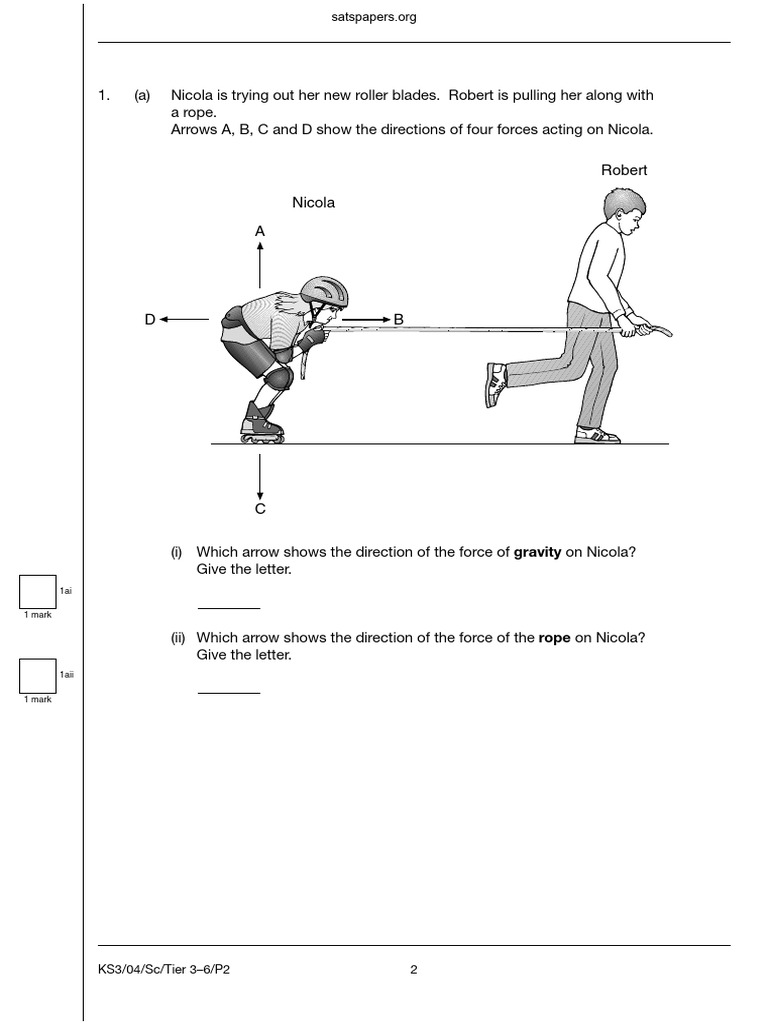 Forces and Motion: KS3 Science Practice | PDF