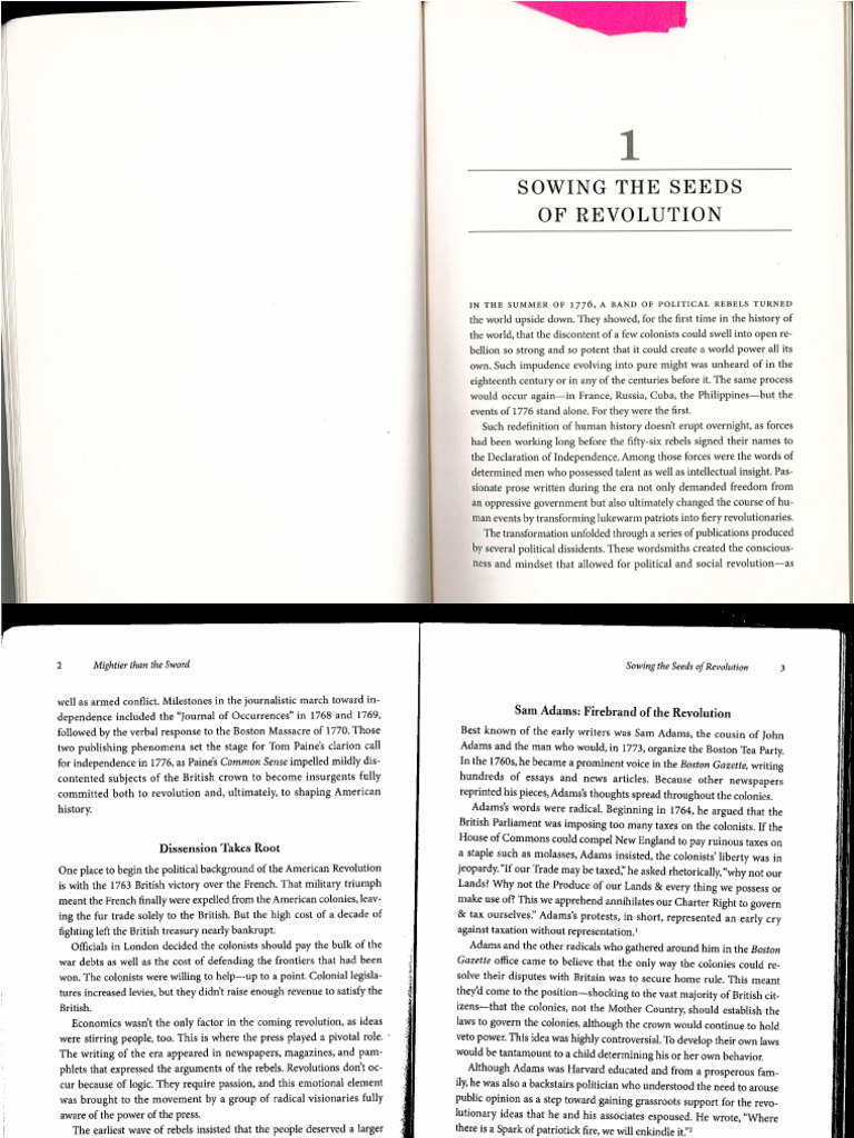 Ch1 Thomas Paine Common Sense | PDF