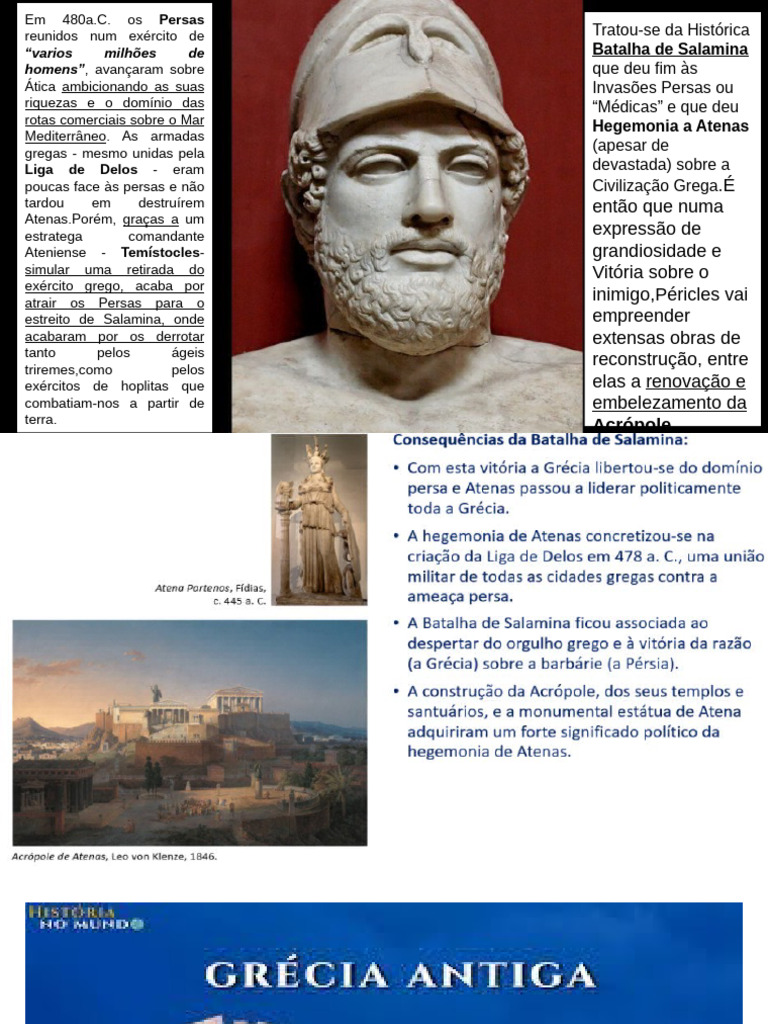 Batalha de Salamina e Arquitetura Grega | PDF | Grécia Antiga ...