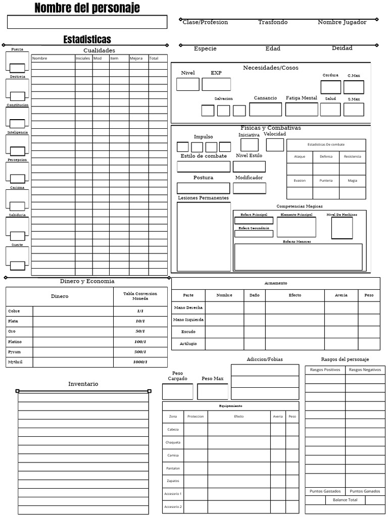 Surge Role Playing Sistem | PDF