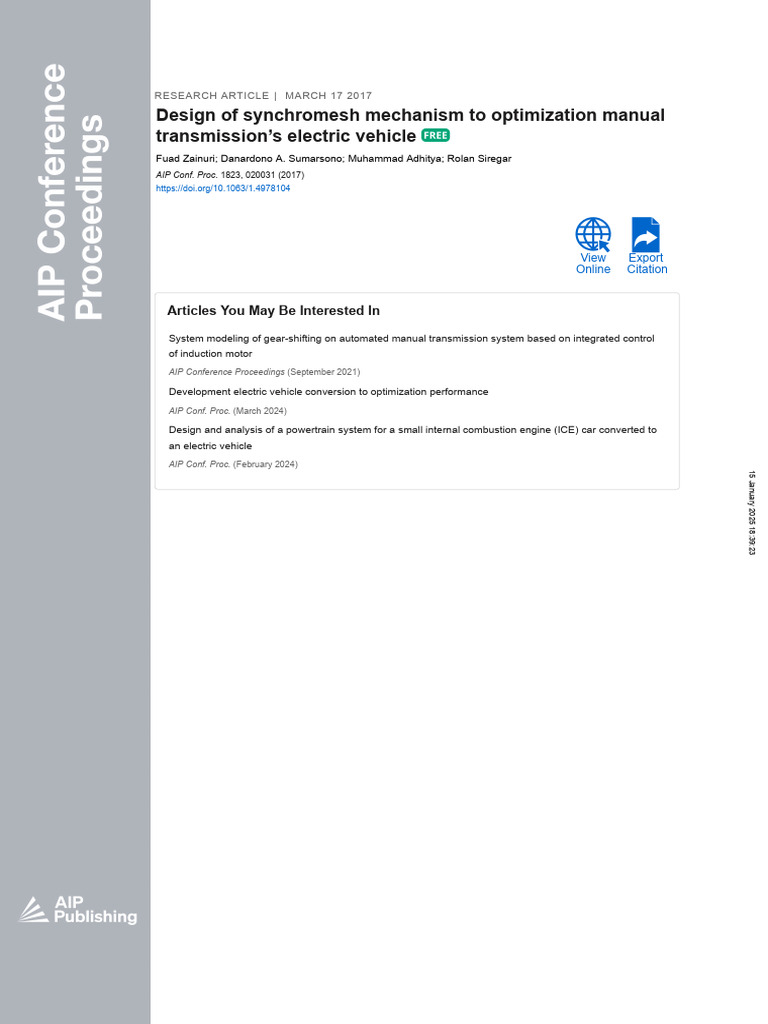 Synchromesh Mechanism for EV Transmissions | PDF | Manual Transmission ...