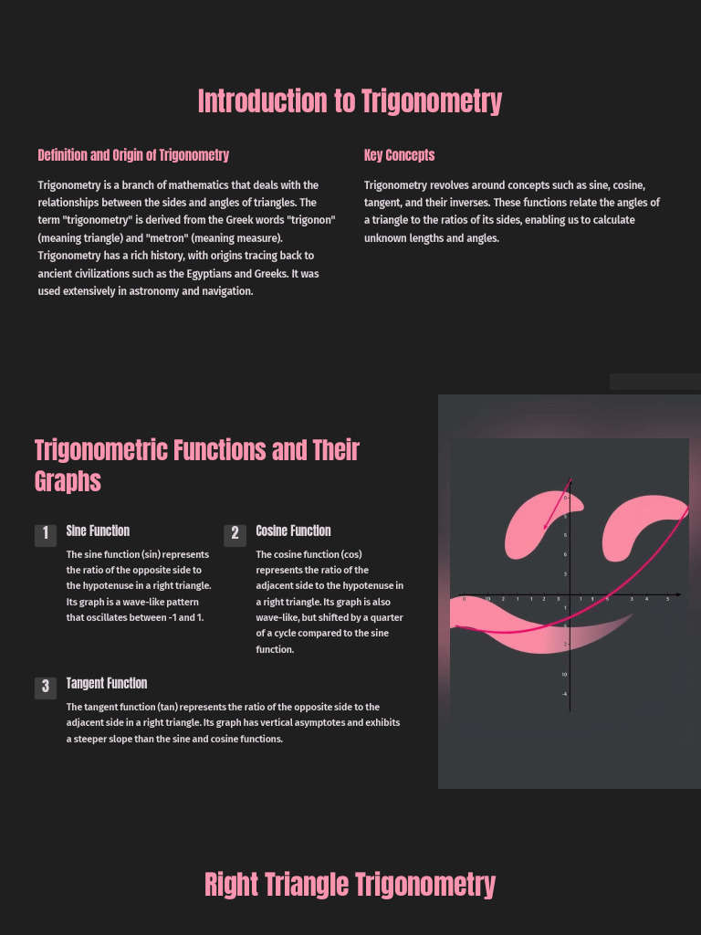 Essential Trigonometry Concepts and Uses | PDF | Trigonometric ...