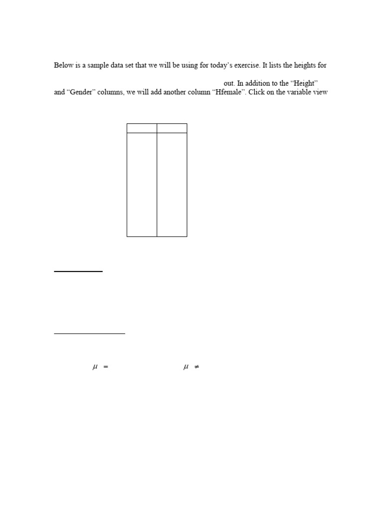 Hypothesis Testing with SPSS Analysis | PDF | P Value | Student's T Test