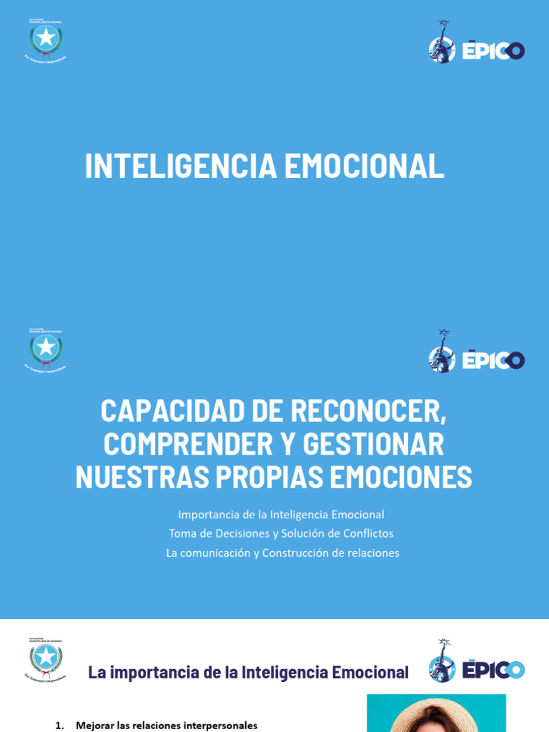 Inteligencia Emocional en Emprendimiento | PDF | Inteligencia emocional ...