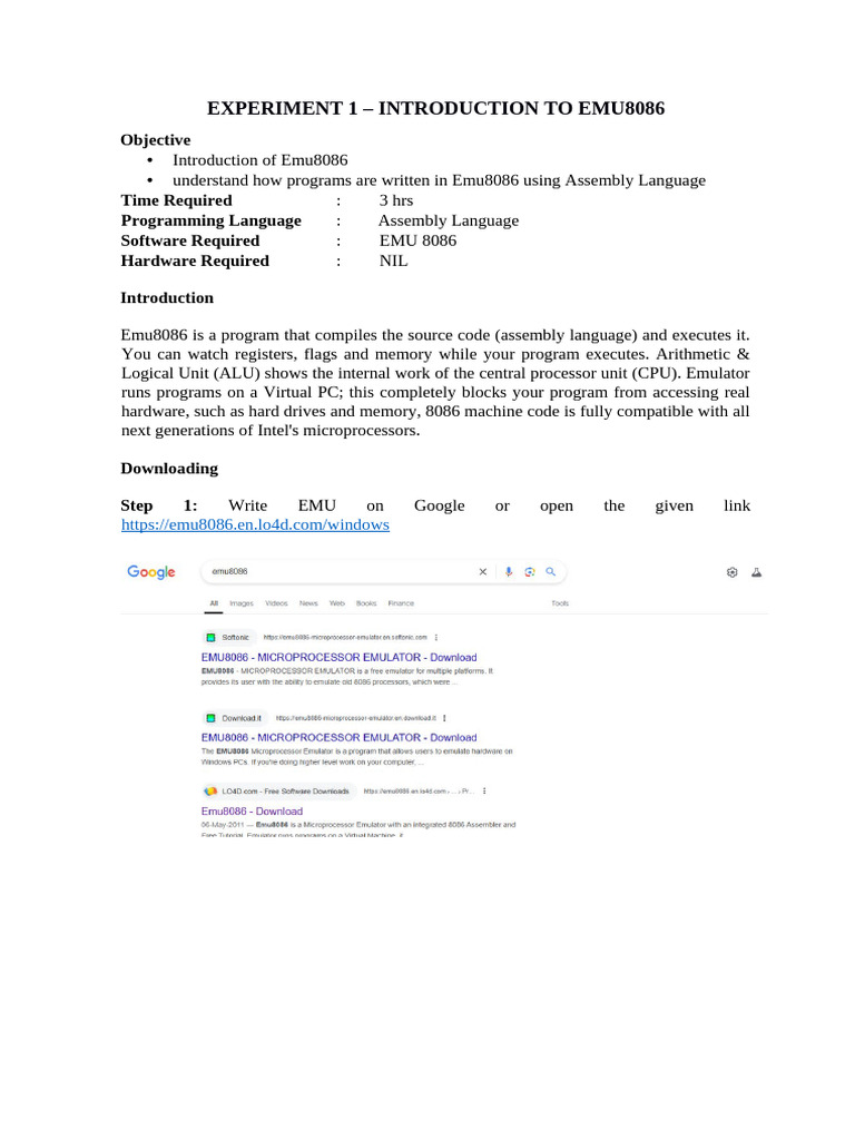 Experiment 1 - Coal | PDF | Computer Program | Programming