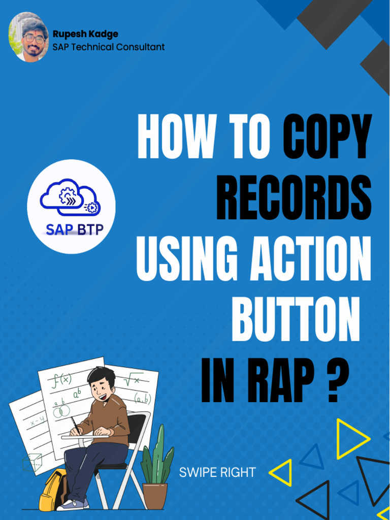 Copy Records in SAP RAP | PDF