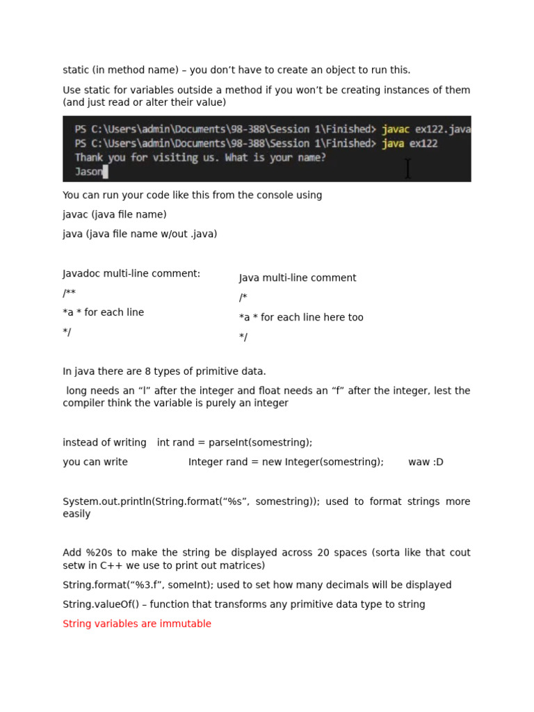 Java Basics and Malware Overview | PDF | Malware | Computer Virus