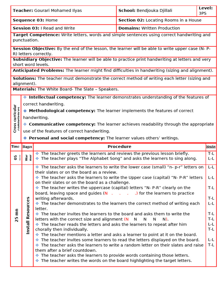 3.7.i Read and Write | PDF | Letter Case | Written Communication
