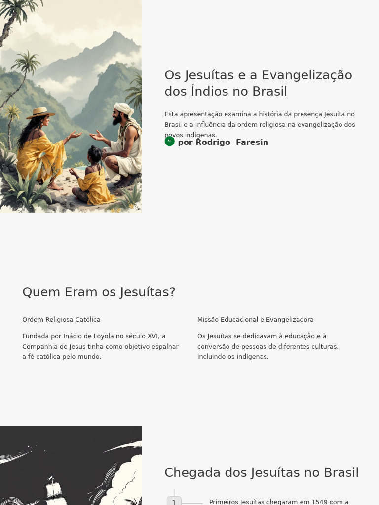 Jesuítas e a Evangelização Indígena no Brasil | PDF | Brasil | Igreja ...