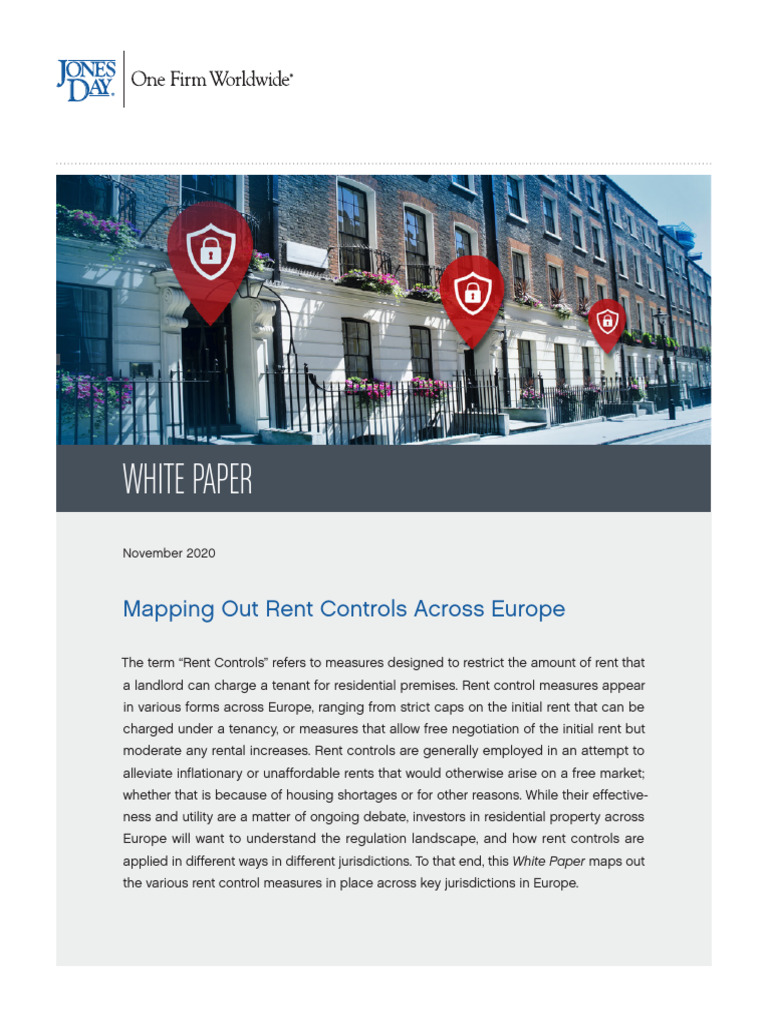 Rent Control Measures in Europe | PDF | Leasehold Estate | Lease