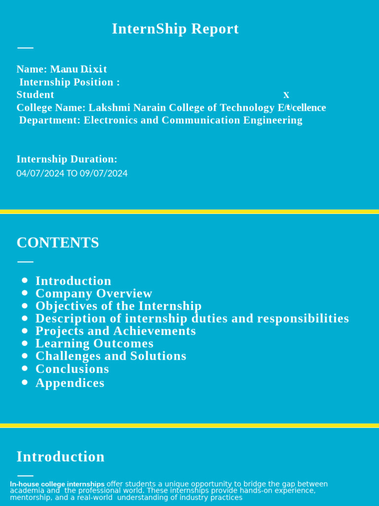 Internship Report: LNCT Electronics | PDF | Printed Circuit Board ...