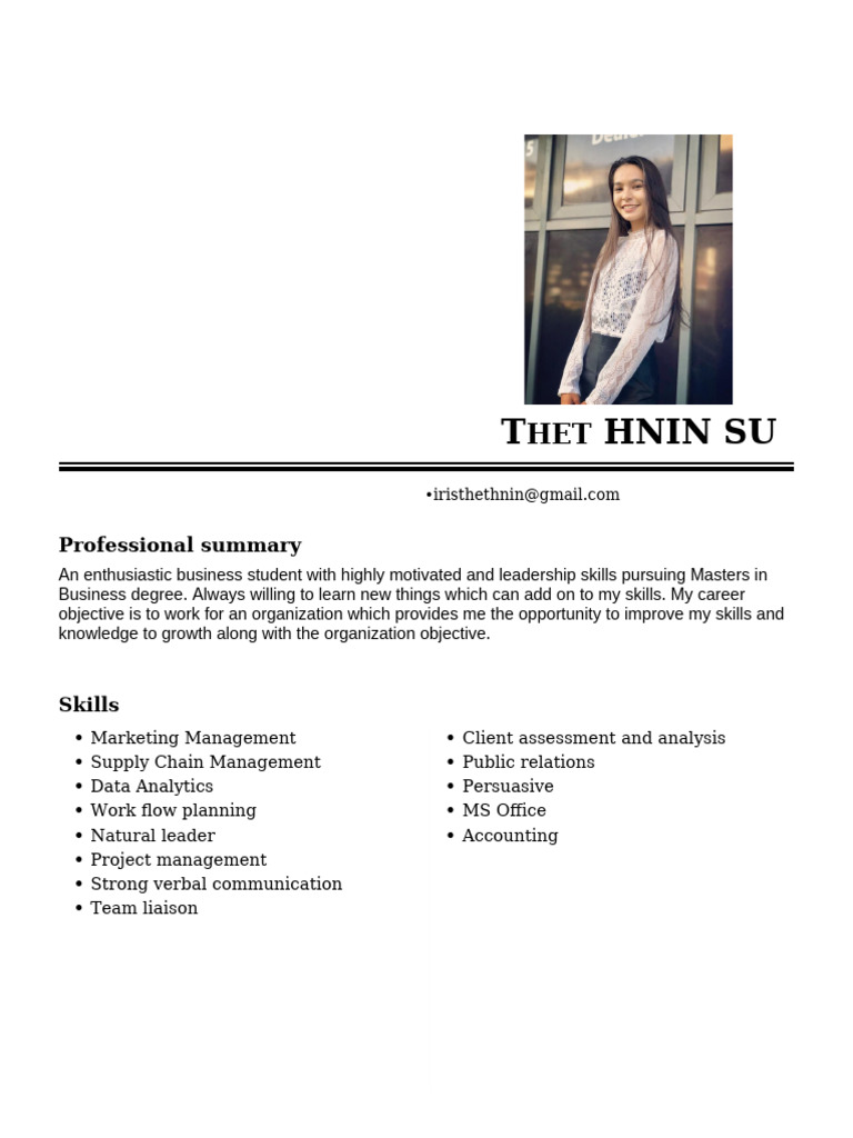 Hnin Su R | PDF
