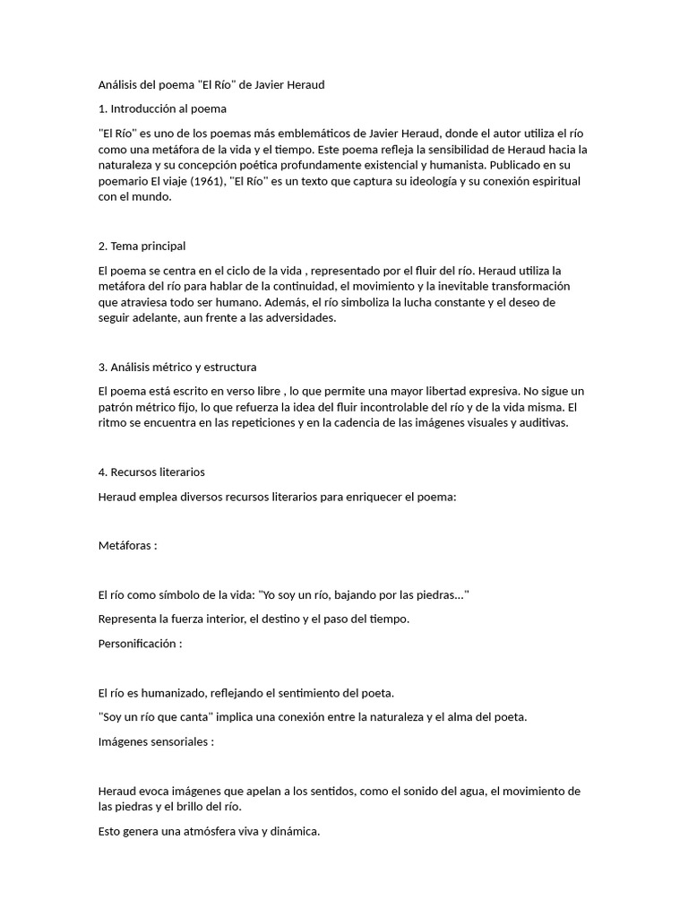 Análisis del poema 