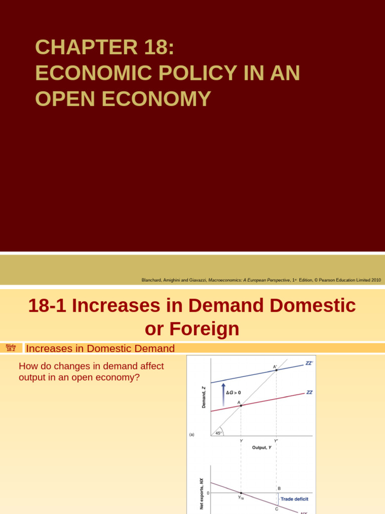 Economic Policy in Open Economies | PDF | Monetary Policy | Exchange Rate