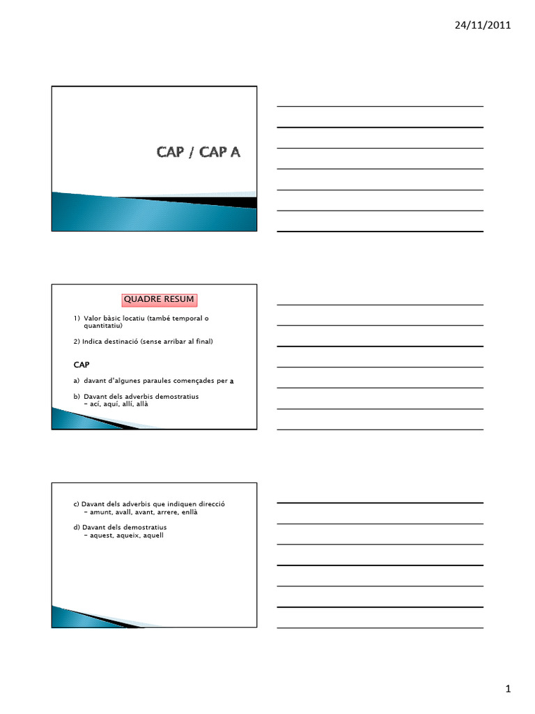 Cap Cap A | PDF
