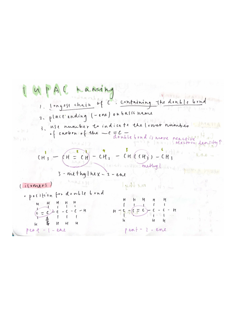 Organic Chem Notes - Part | PDF