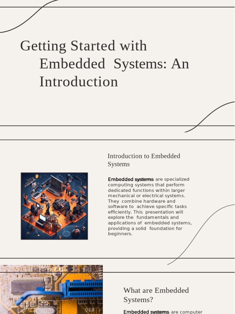 Slidesgo Getting Started With Embedded Systems an Introduction ...