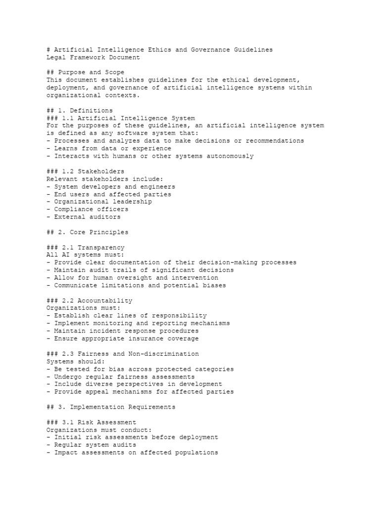 AI Ethics and Governance Guidelines | PDF