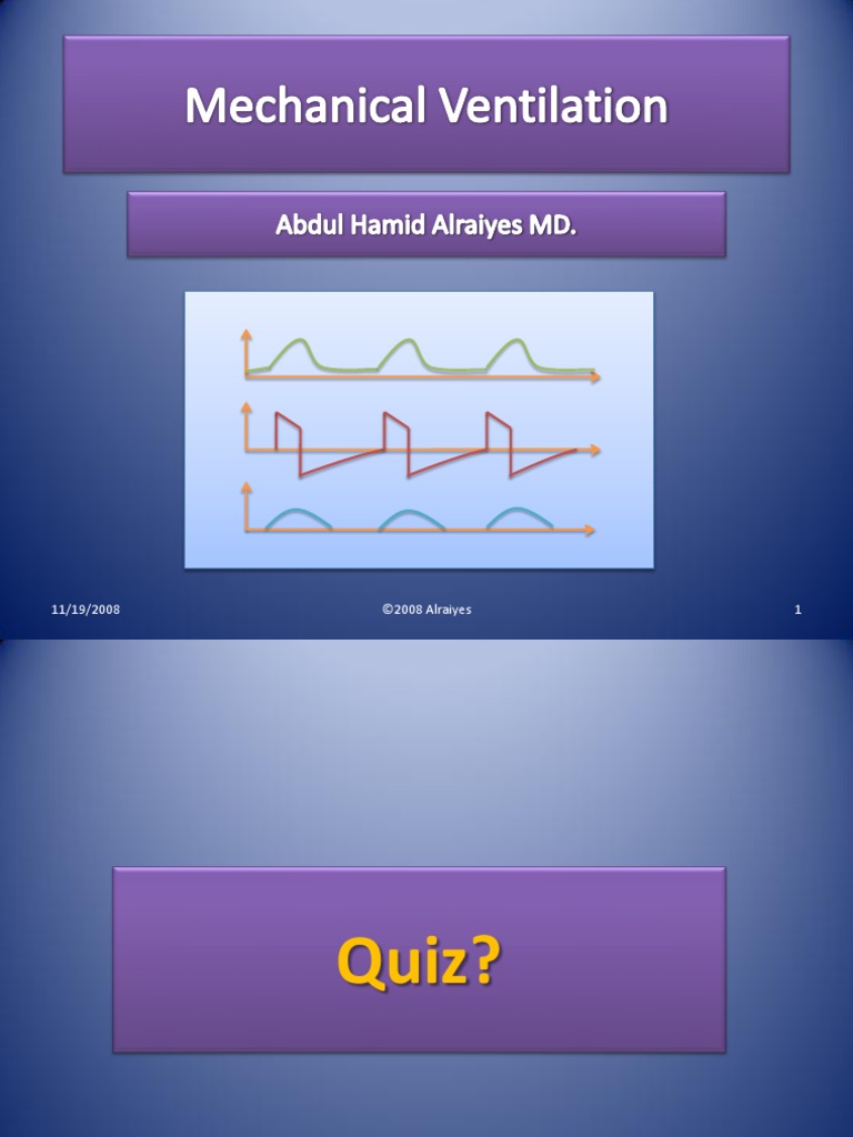 Mechanical Ventilation PDF Pulmonology Medical Specialties